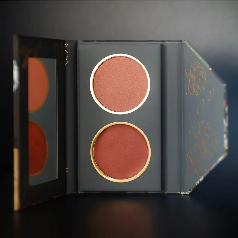 MISS FAME Cream & Powder Blush Duo - Palette 1 (Terracotta)